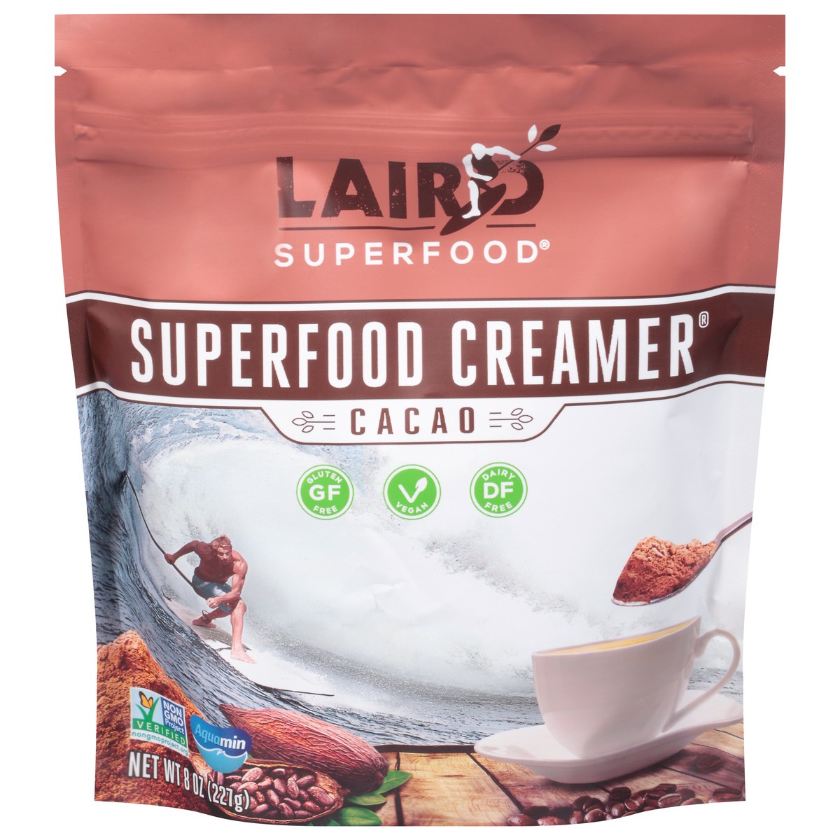slide 1 of 9, Laird Superfood Cacao Creamer, 8 oz