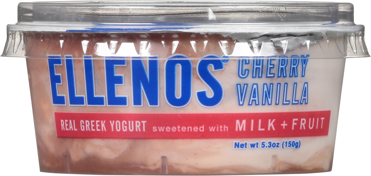 slide 9 of 11, Ellenos Real Greek Cherry Vanilla Yogurt 5.3 oz, 5.3 oz