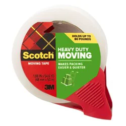 Scotch 1 -Pack 1.88-in x 54.6-yd Heavy Duty Moving tape Dispenser Included