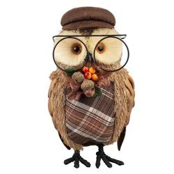 Holiday Living 11-in Owl Tabletop Fall Decoration