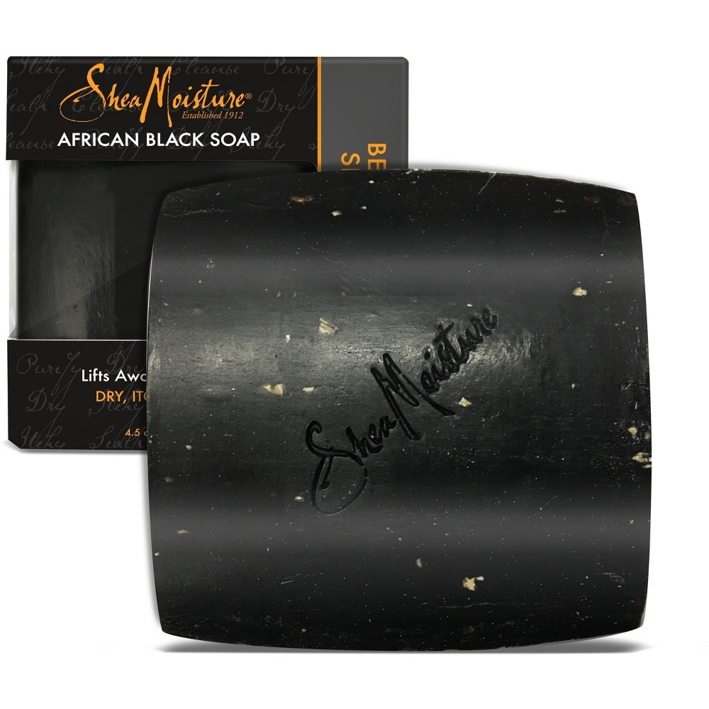 slide 5 of 5, SheaMoisture African Black Soap Bentonite Clay Shampoo Bar, 4.5 oz