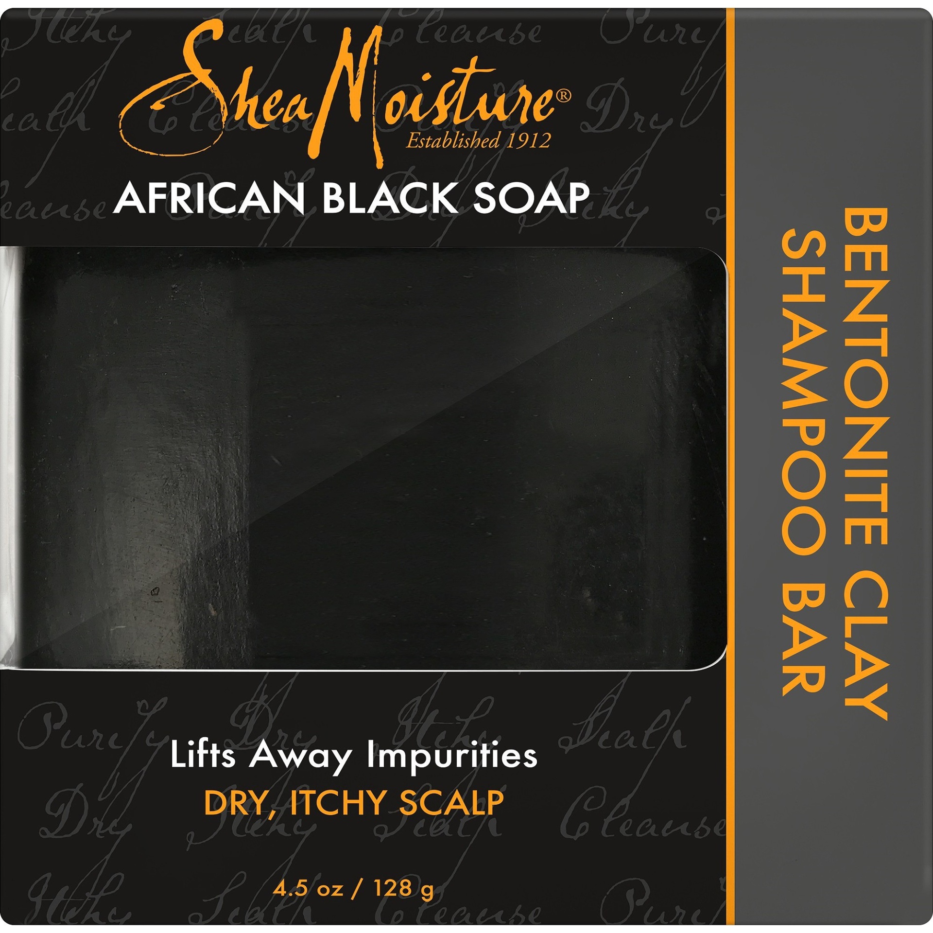 slide 1 of 5, SheaMoisture African Black Soap Bentonite Clay Shampoo Bar, 4.5 oz