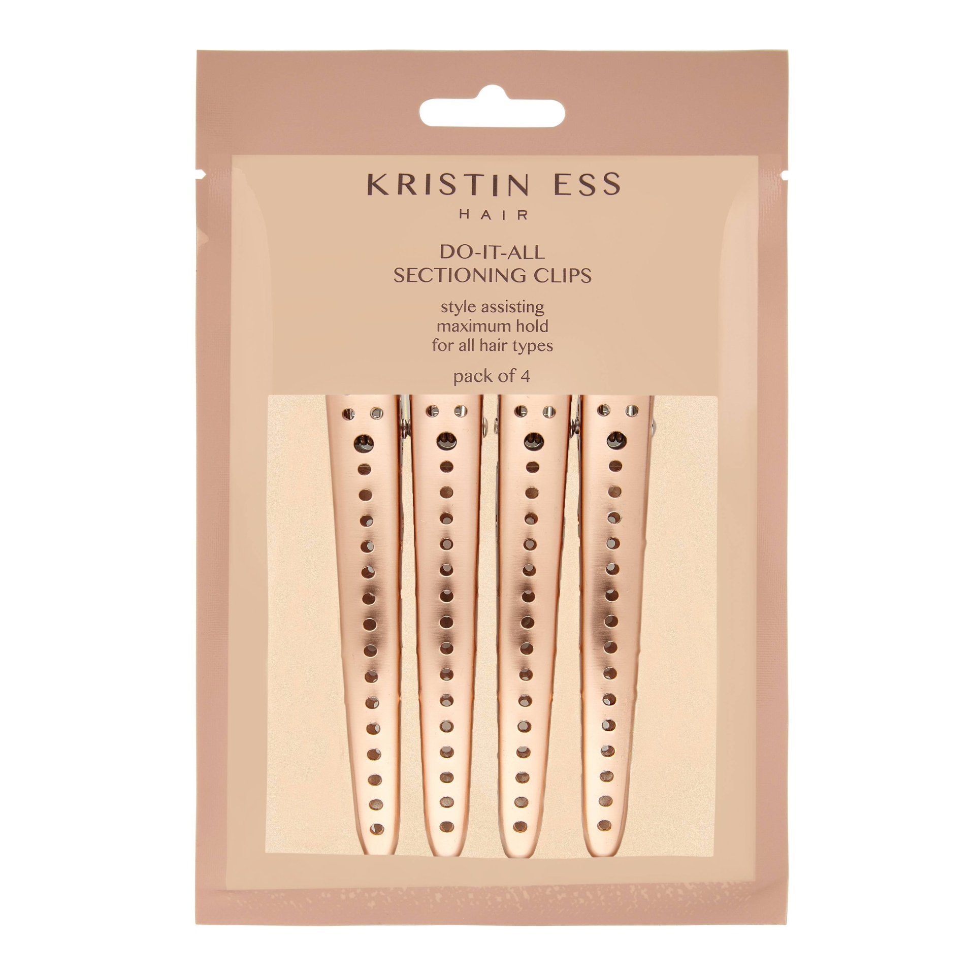 slide 1 of 3, Kristin Ess Do-It-All Sectioning Clips, 4 ct