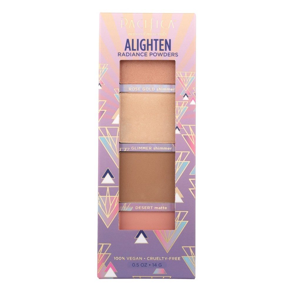 slide 2 of 4, Pacifica Alighten Radiance Highlight Palette, 3.2 oz