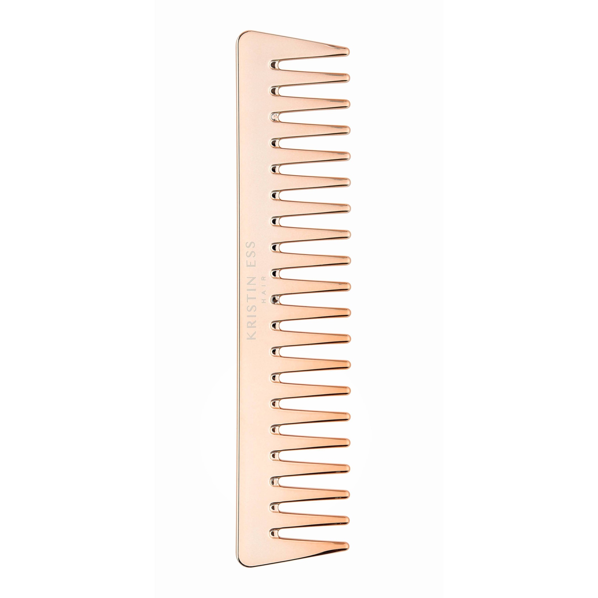 slide 1 of 5, Kristin Ess Wide Tooth Detangling Hair Comb - Gently Detangles Hair + Scalp Stimulating, 1 ct