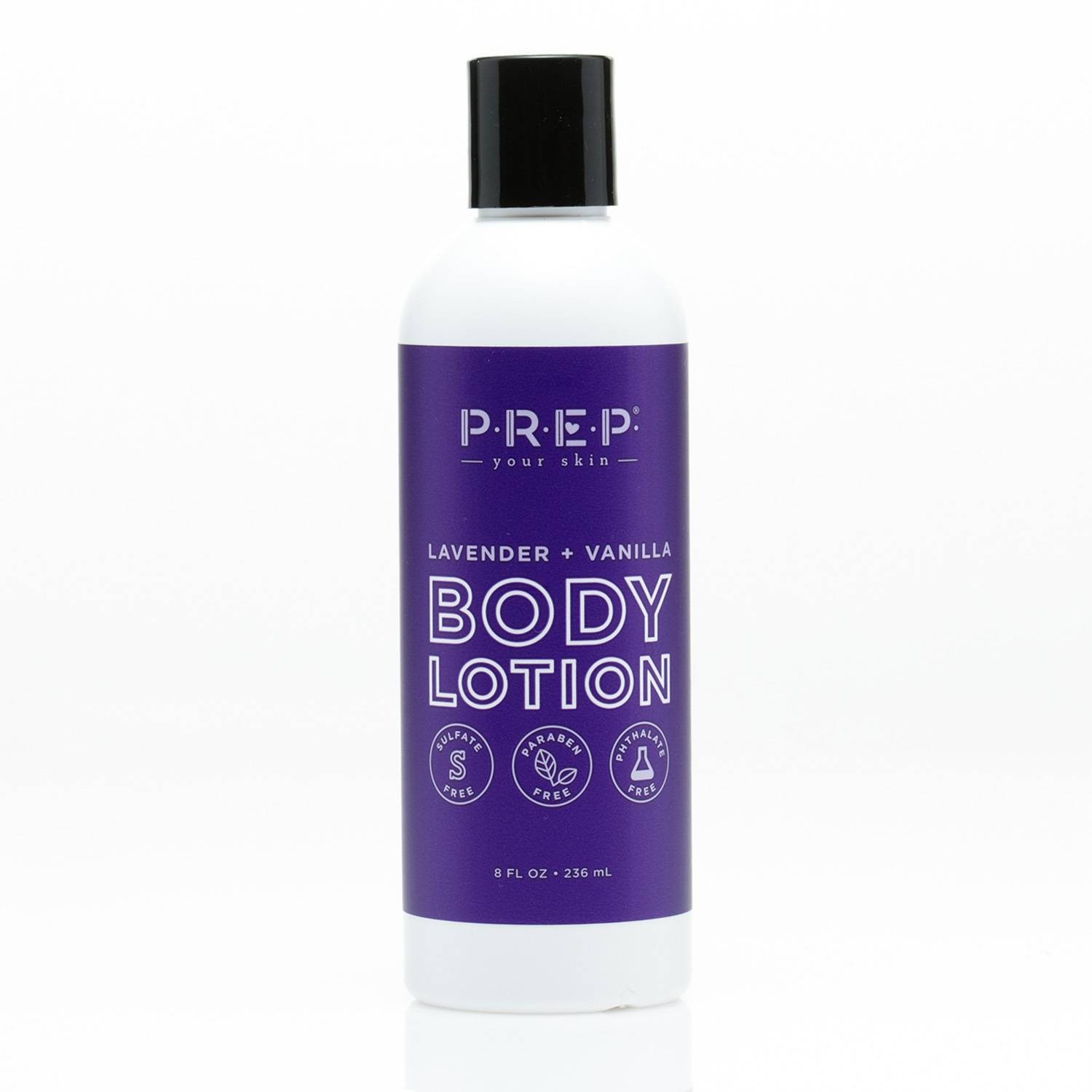 slide 1 of 2, PREP Cosmetics Lavender And Vanilla Hand And Body Lotions, 8 fl oz