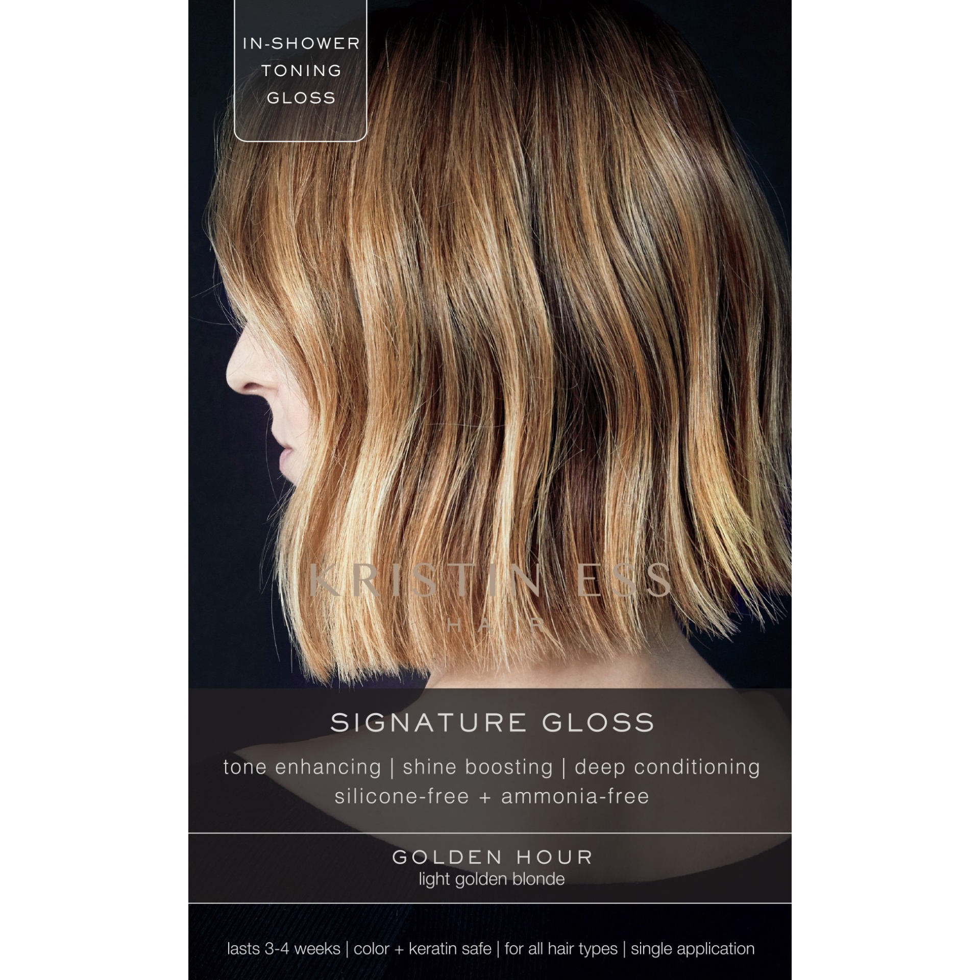 Kristin Ess Hair Signature Gloss Temporary Hair Color Golden Hour 1