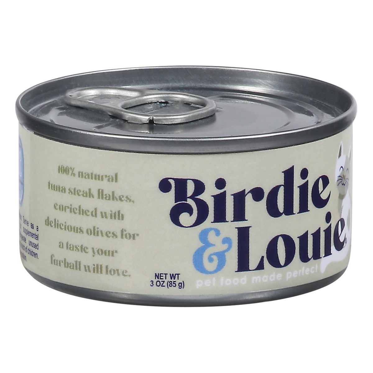 slide 3 of 10, Birdie & Louie Gourmet Tuna and Olives Cat Food Entree 3 oz, 3 oz