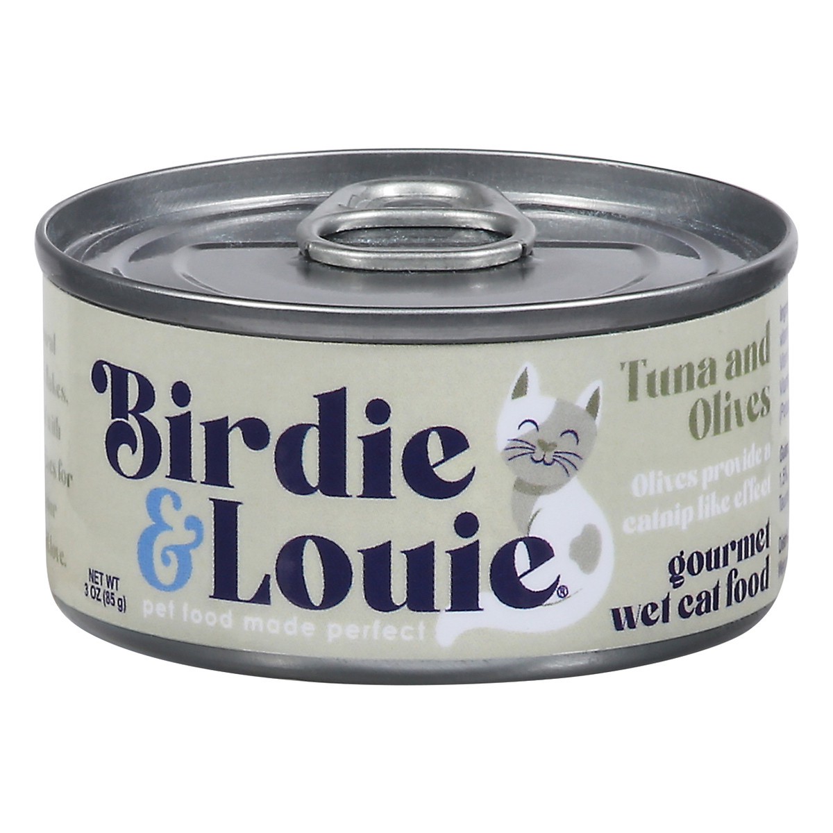 slide 4 of 10, Birdie & Louie Gourmet Tuna and Olives Cat Food Entree 3 oz, 3 oz