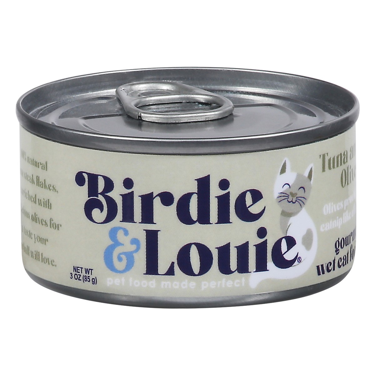 slide 6 of 10, Birdie & Louie Gourmet Tuna and Olives Cat Food Entree 3 oz, 3 oz