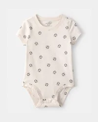 Carter's Baby Soccer Graphic Bodysuit - Ivory 3M