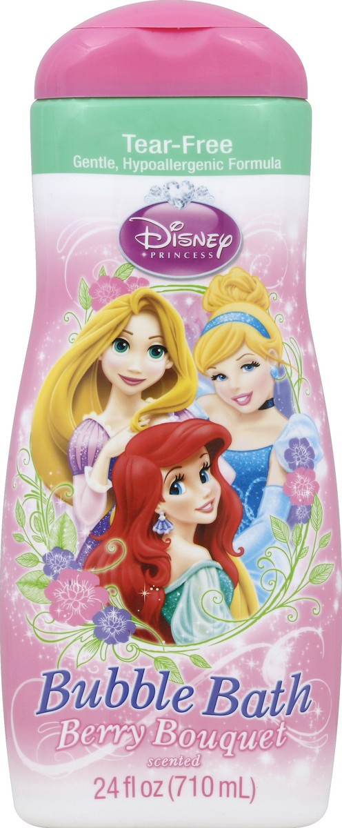 slide 2 of 2, Disney Princess Tear Free Berry Bliss Bubble Bath, 24 oz