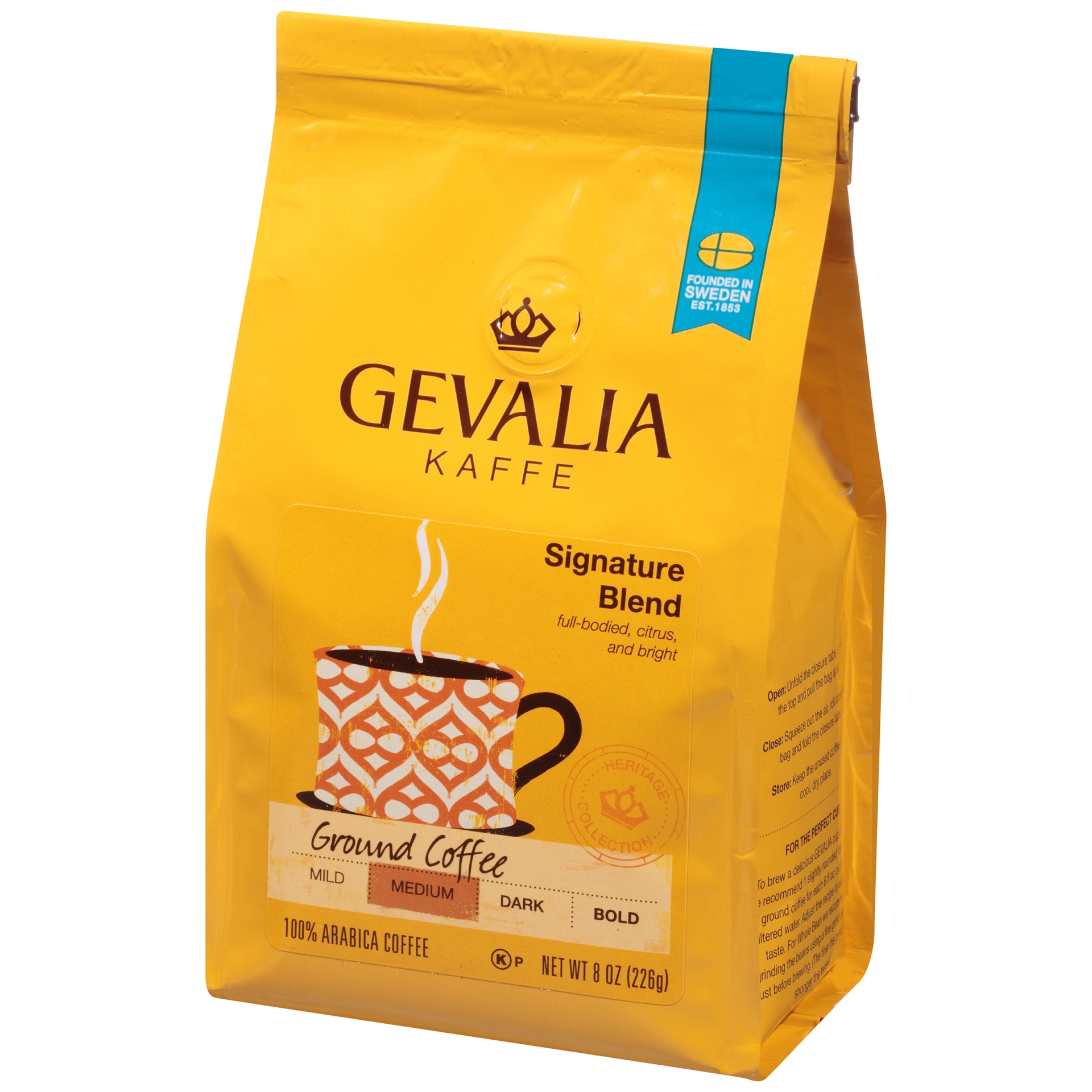Gevalia Signature Blend Regular Ground Coffee 8 oz Shipt