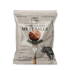 Force of Nature Bison Italian Style Meatballs