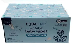 Equaline Club Pack Baby Wipe Sft Pk Sens