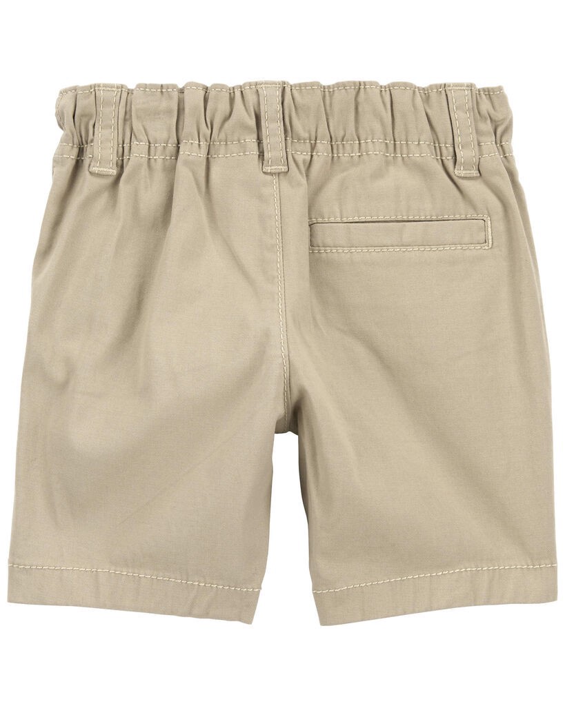 slide 2 of 3, Oshkosh Toddler Stretch Chino Shorts Khaki 2T, 2T