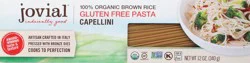 Jovial Gluten Free Organic Brown Rice Pasta Capellini 12 oz