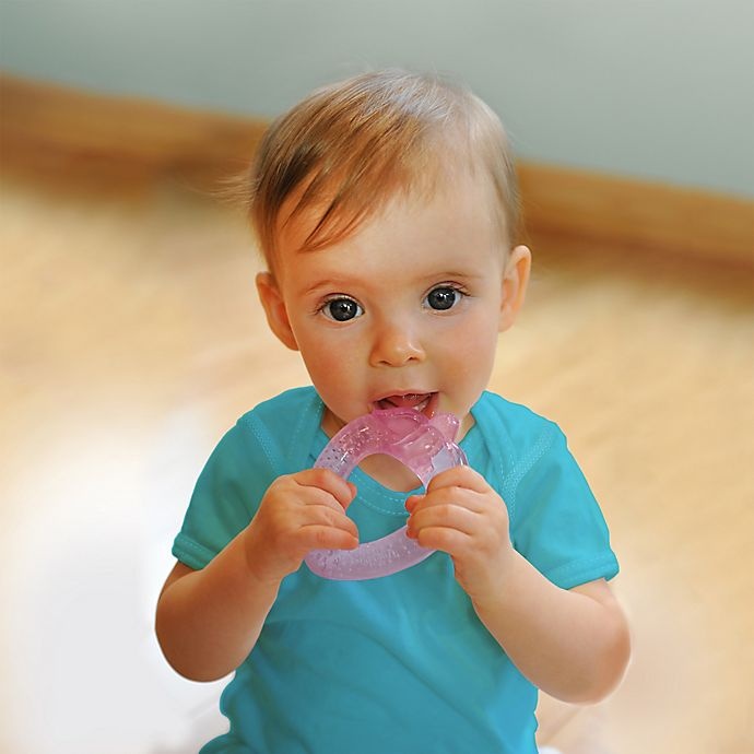 slide 2 of 2, Green Sprouts Cool Soothing Pink Strawberry Teether, 1 ct