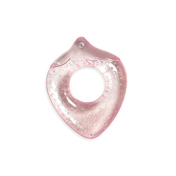 slide 1 of 2, Green Sprouts Cool Soothing Pink Strawberry Teether, 1 ct