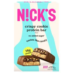 Nick's Crispy Cookie Protein Bars - 4pk