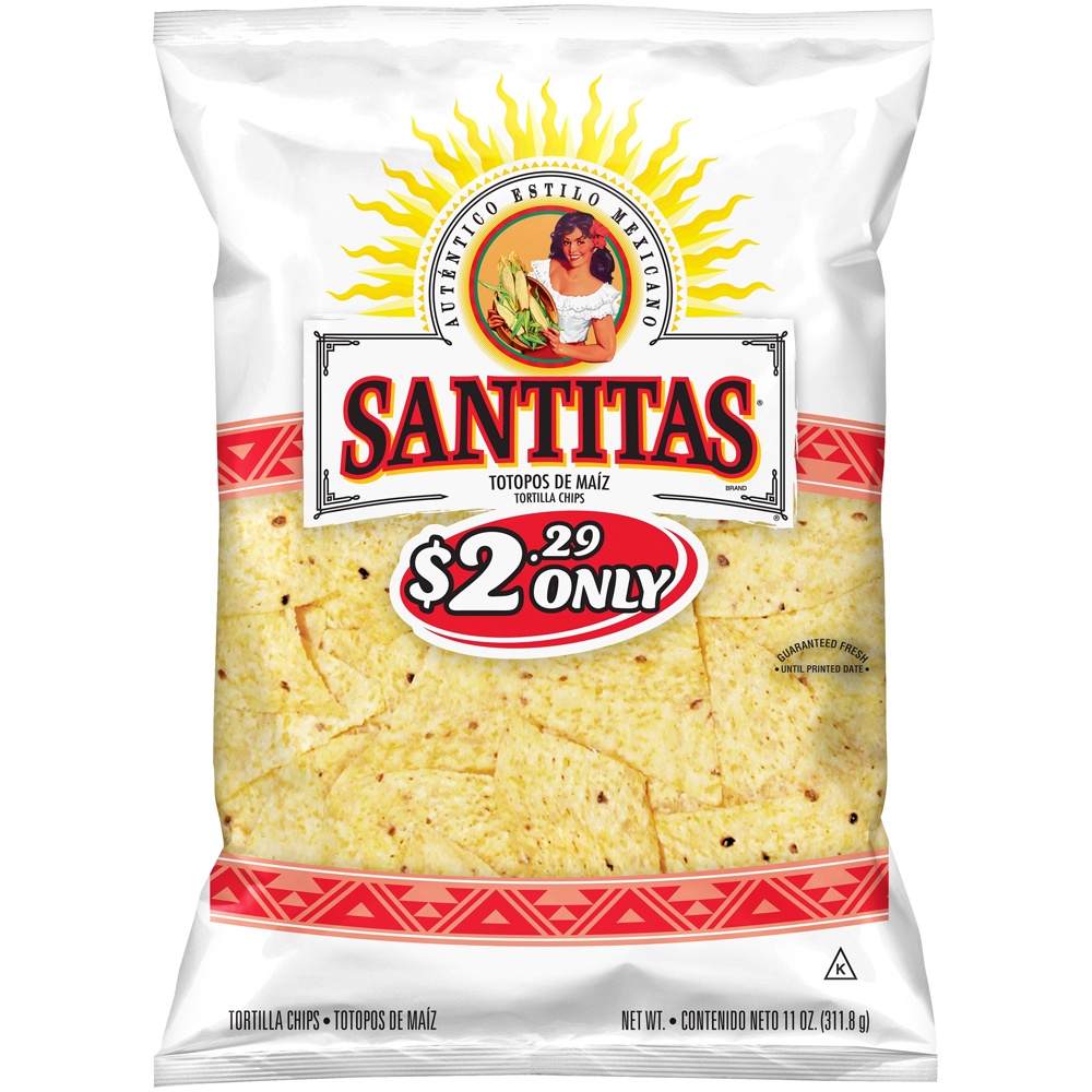 slide 3 of 4, Santitas Tortilla Chips White Corn 11 Oz, 11 oz