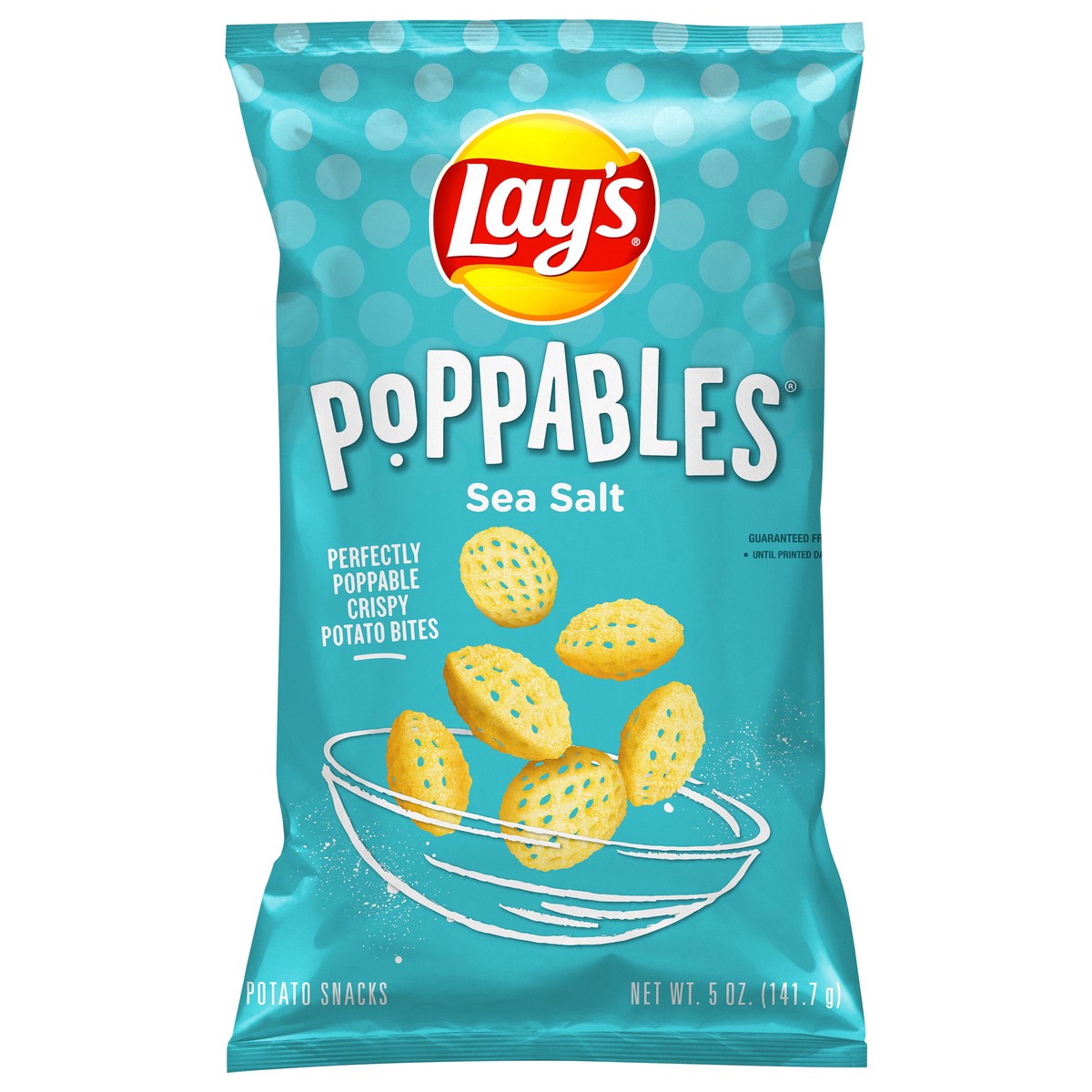 slide 1 of 3, Lay's Poppables Potato Snacks Sea Salt 5 Oz, 5 oz