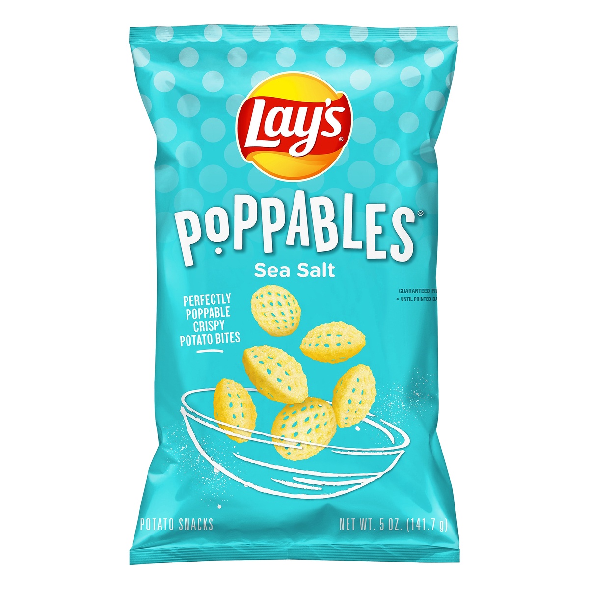 slide 1 of 4, Lay's Poppables Potato Snacks Sea Salt 5 Oz, 5 oz