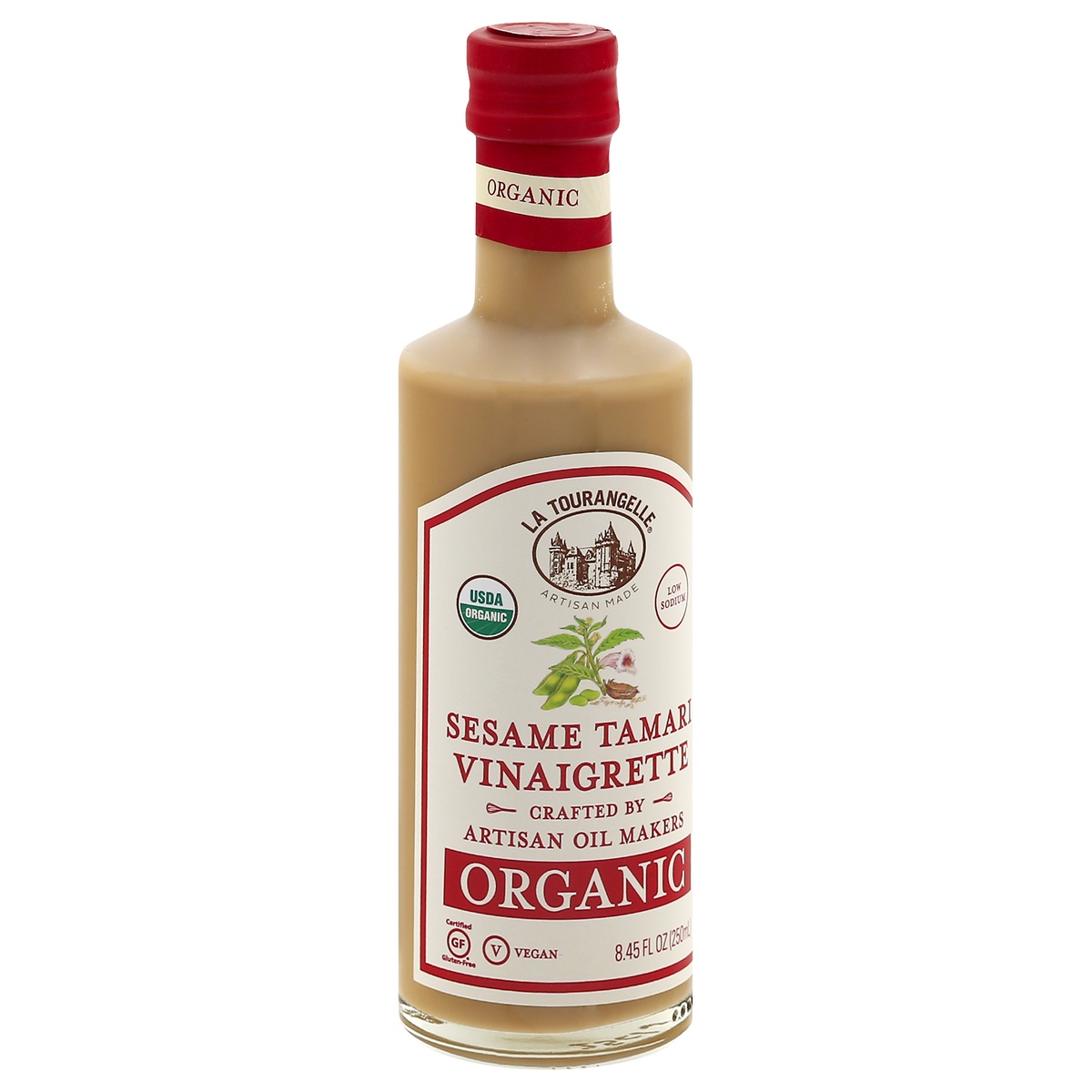 slide 8 of 9, La Tourangelle Sesame Tamari Vinaigrette, 8.45 oz