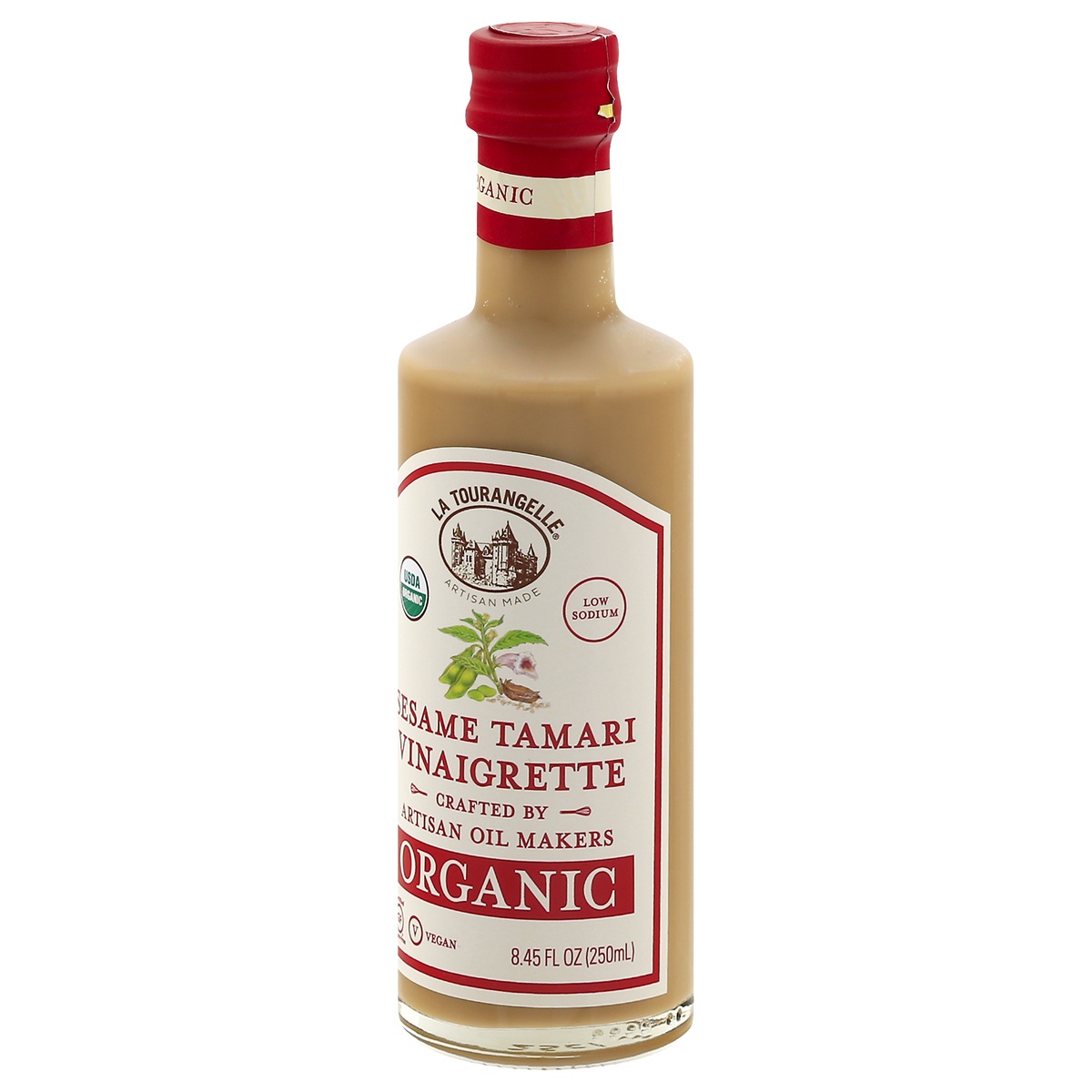 slide 5 of 9, La Tourangelle Sesame Tamari Vinaigrette, 8.45 oz