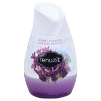 slide 1 of 9, Renuzit Lovely Lavender Gel Air Freshener 7.0 oz, 7.5 oz