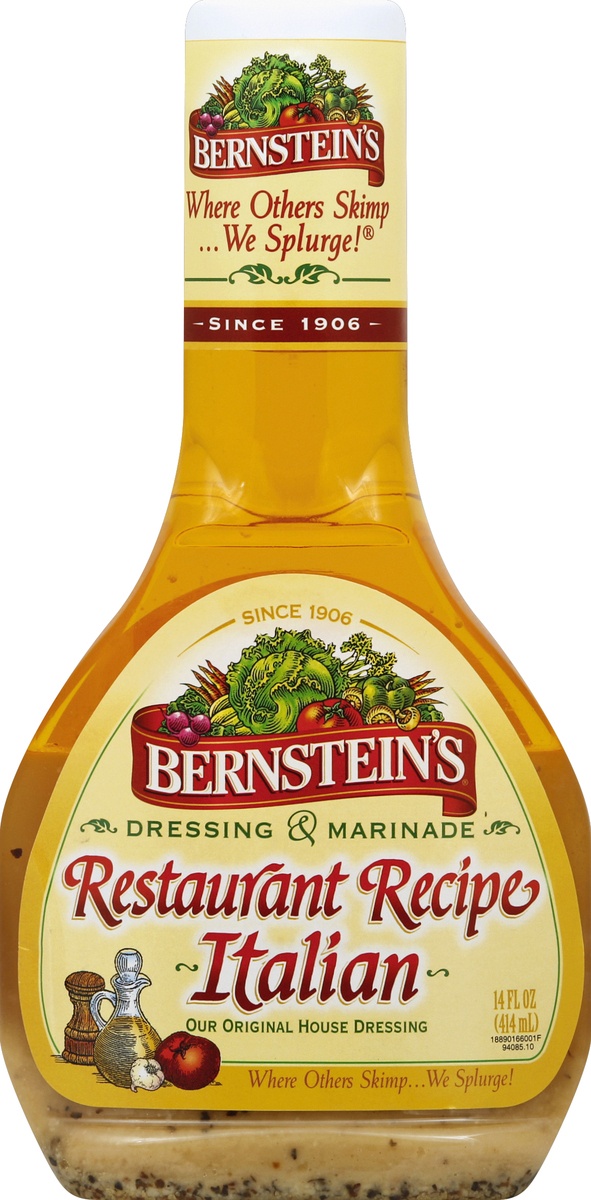 slide 2 of 2, Bernstein's Restaurant Recipe Italian Dressing, 14 fl oz