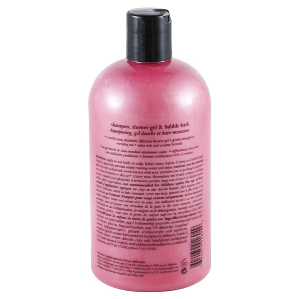 slide 3 of 5, Raspberry Sorbet Shampoo, Shower Gel & Bubble Bath, 480 ml