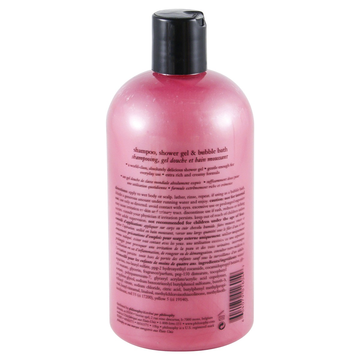 slide 5 of 5, Raspberry Sorbet Shampoo, Shower Gel & Bubble Bath, 480 ml