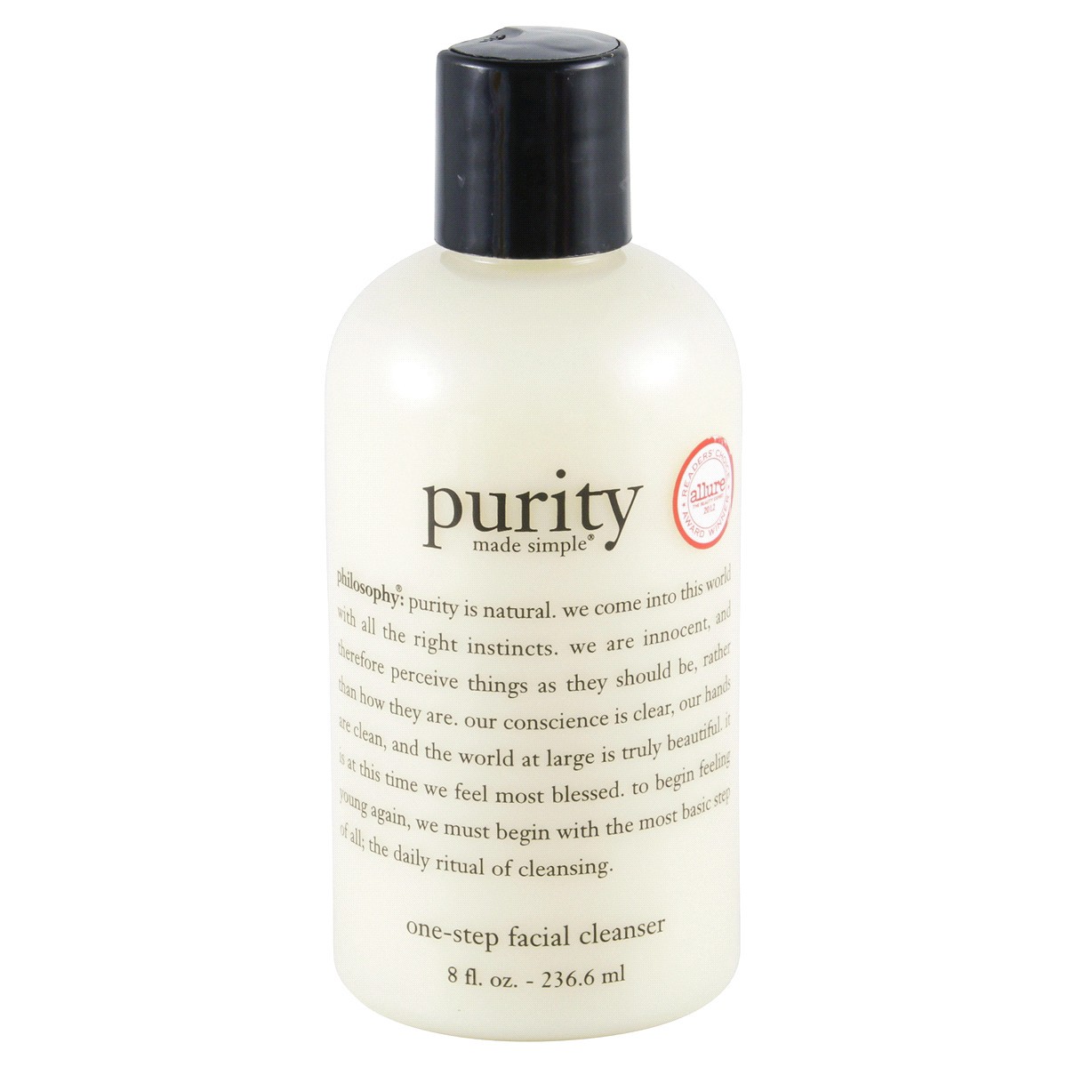 slide 1 of 13, philosophy Purity Facial Cleanser, 8 oz