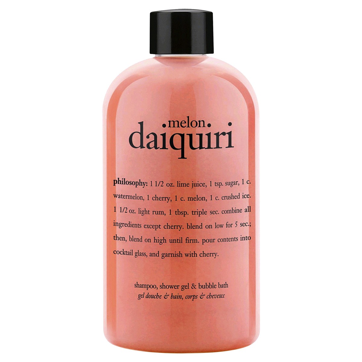 slide 1 of 5, Melon Daquiri Shampoo, Shower Gel & Bubble Bath, 480 ml