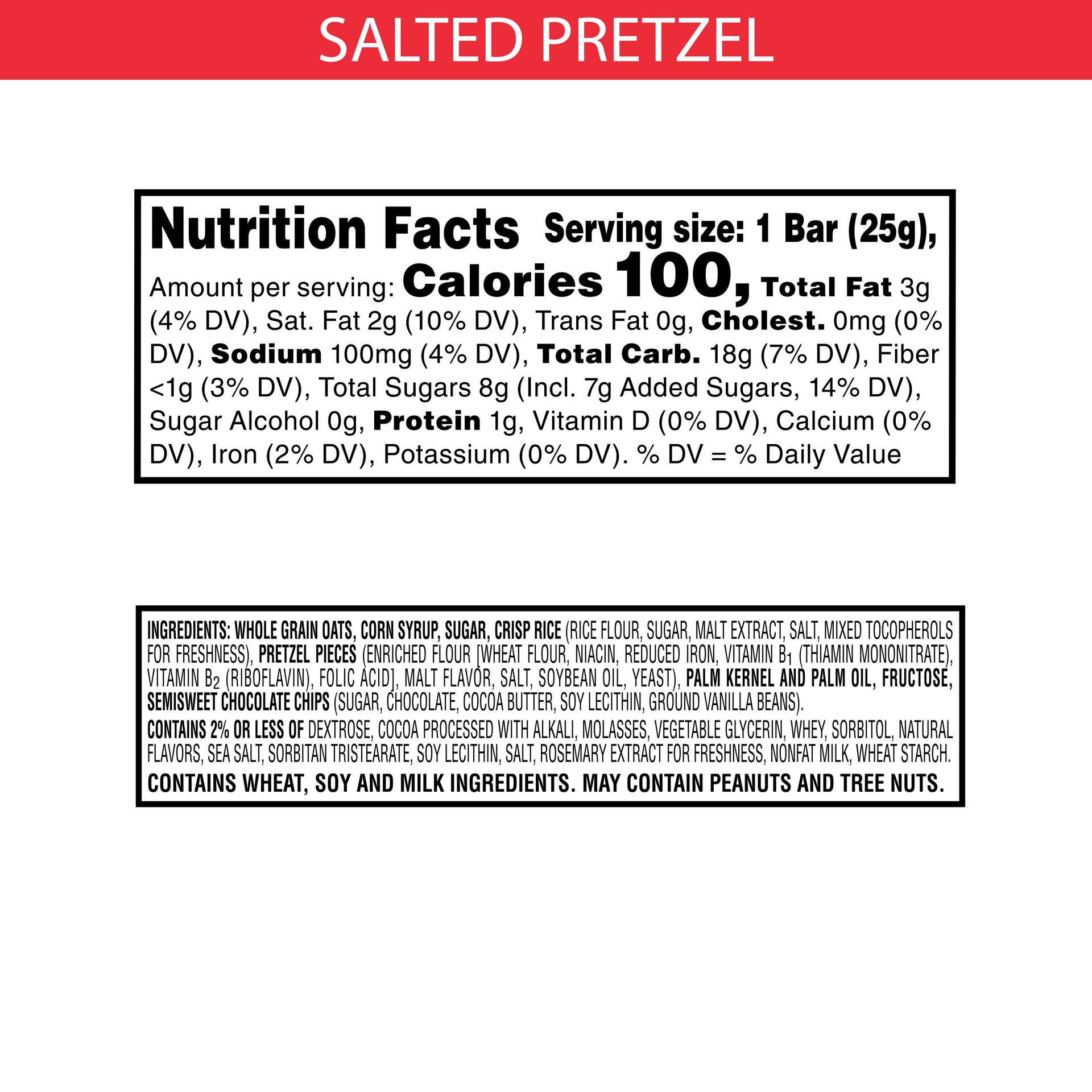 slide 2 of 4, Special K Kellogg's Special K Chewy Snack Bars, Salted Pretzel Chocolate, 0.88 oz, 0.88 oz