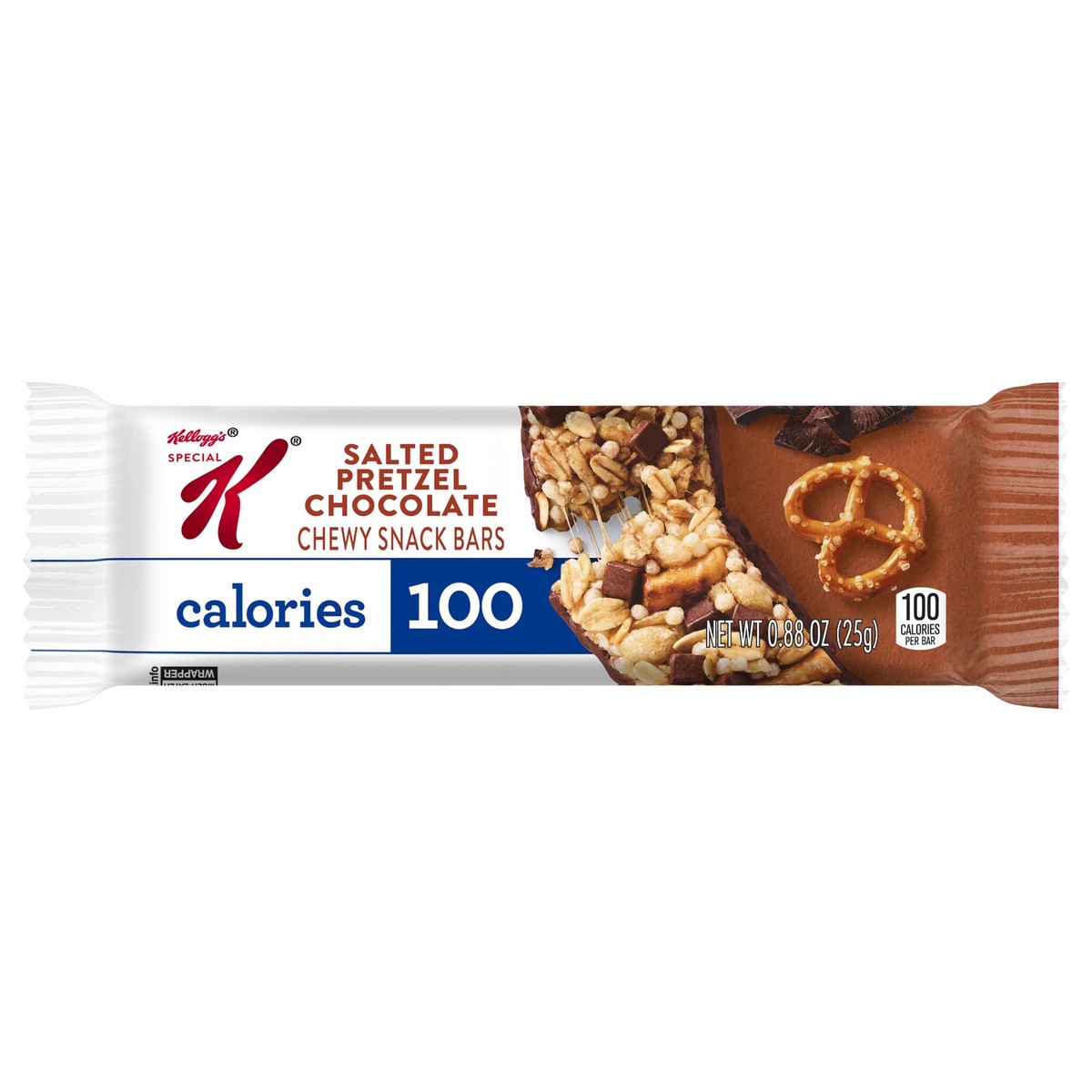 slide 1 of 4, Special K Kellogg's Special K Chewy Snack Bars, Salted Pretzel Chocolate, 0.88 oz, 0.88 oz