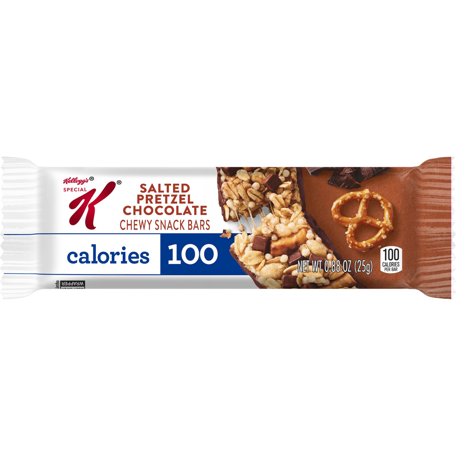 slide 1 of 4, Special K Kellogg's Special K Chewy Snack Bars, Salted Pretzel Chocolate, 0.88 oz, 0.88 oz