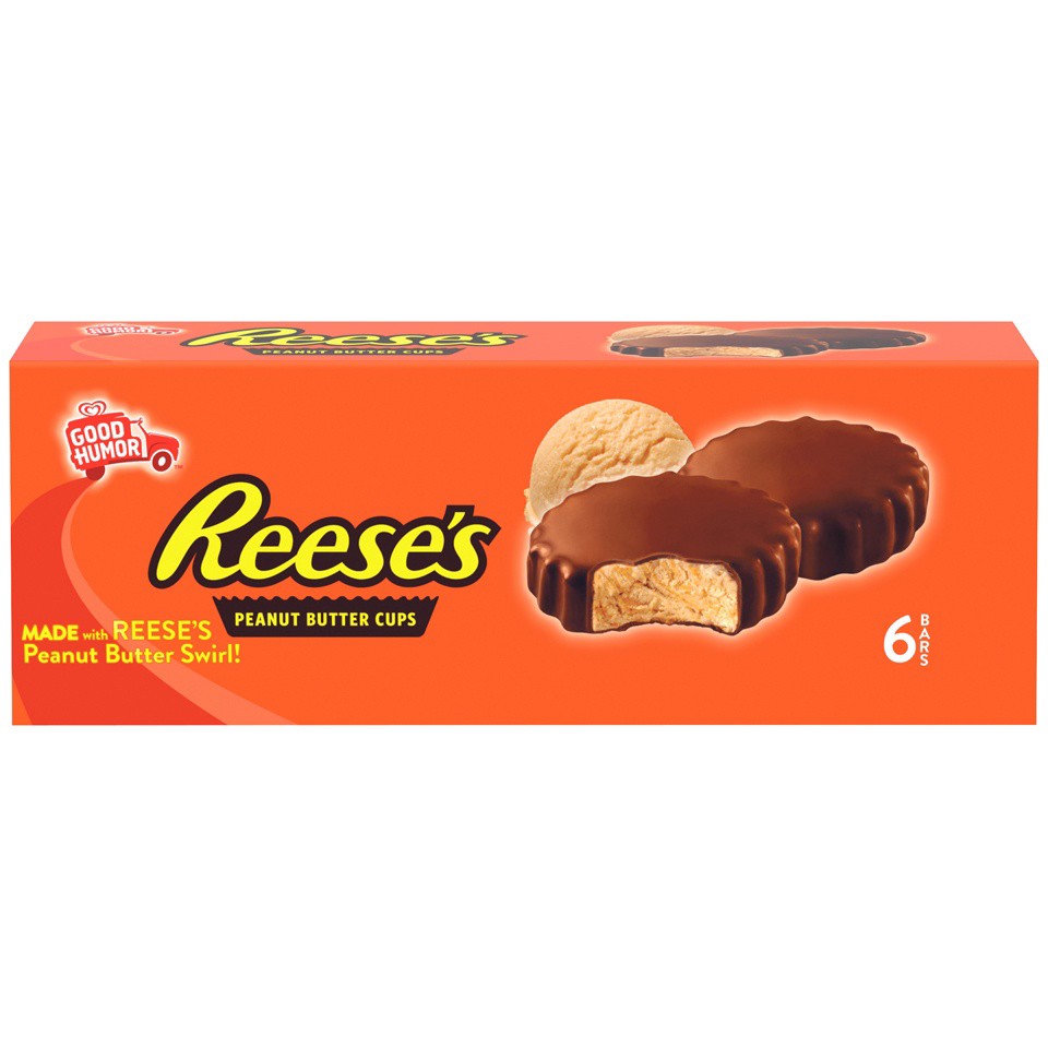 slide 1 of 4, Good Humor Reese's Peanut Butter Frozen Dessert Cups, 6 ct