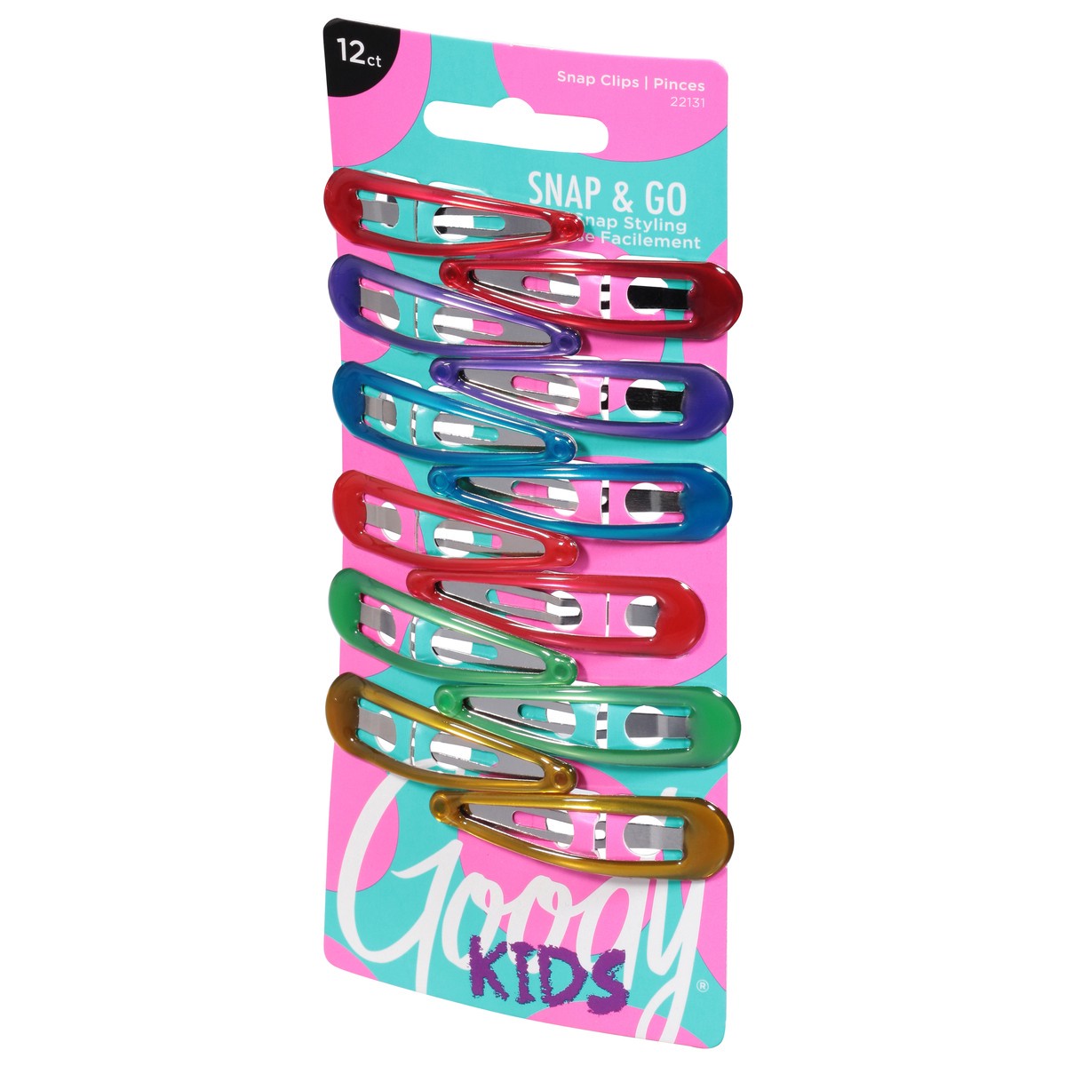 slide 3 of 9, Goody Kids Snap & Go Snap Clips 12 ea, 12 ct