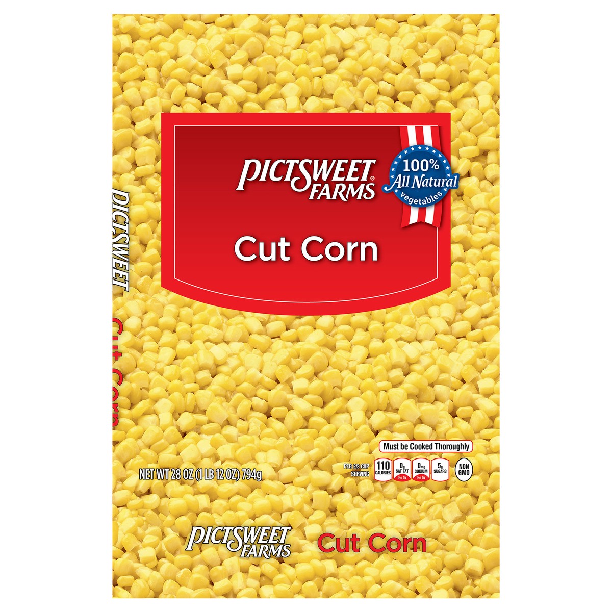 slide 1 of 7, Pictsweet Clear Cut Corn, 28 oz