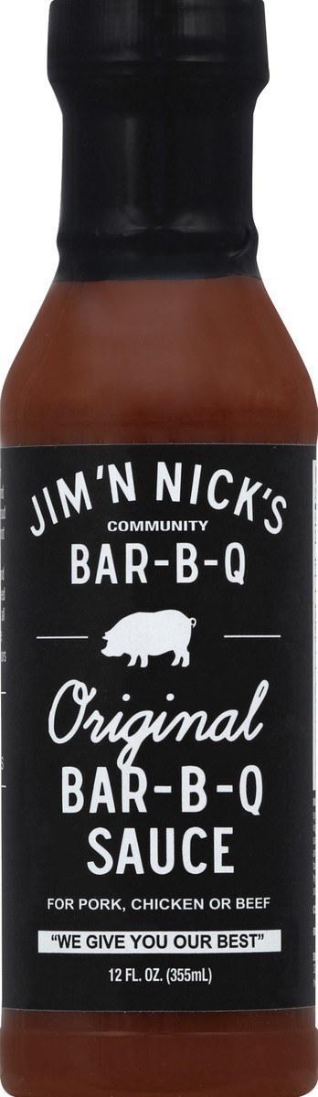 slide 2 of 2, Jim 'N Nick's Bar-B-Q Sauce 12 oz, 12 oz