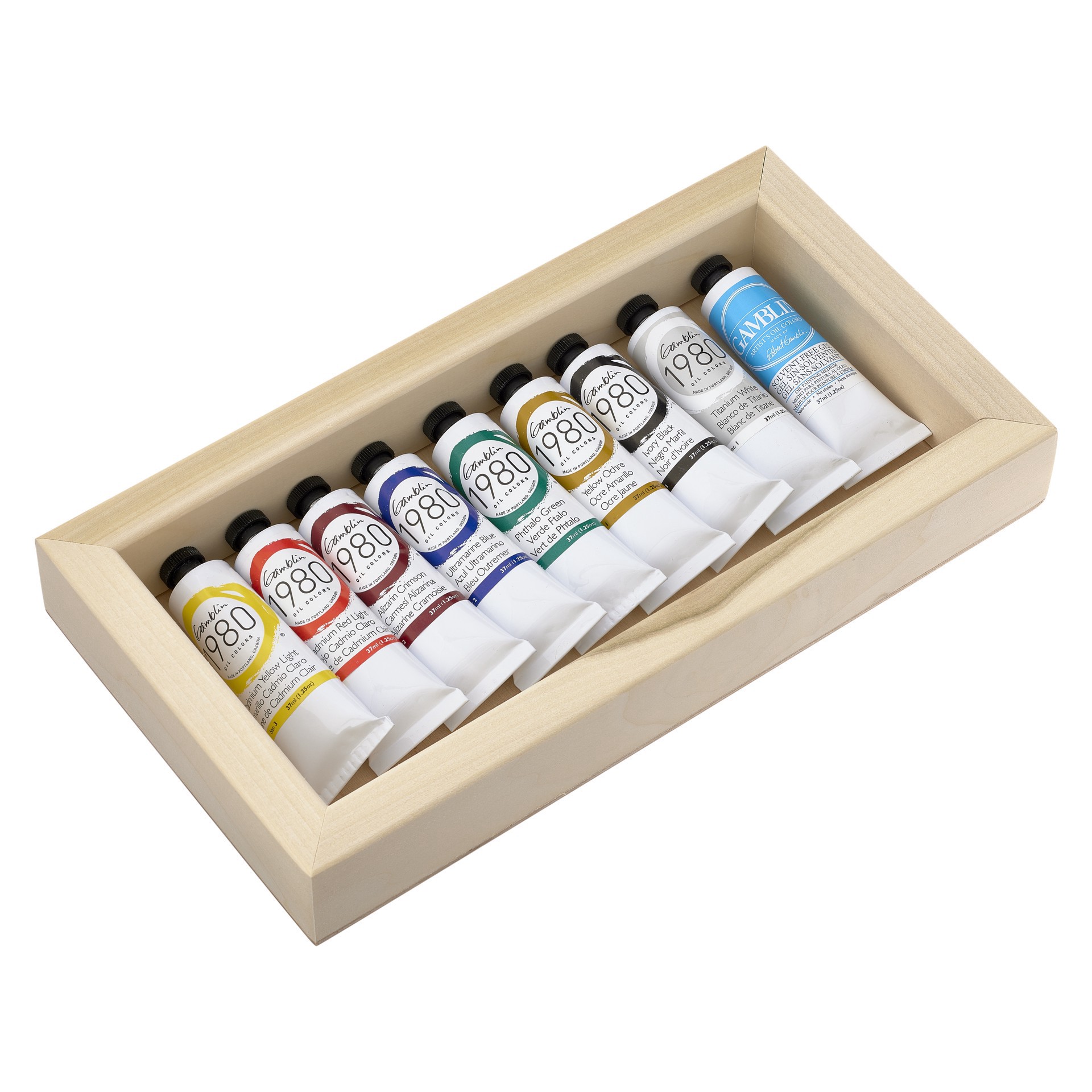 slide 2 of 3, Gamblin 1980 Oil Colors Introductory Set, 1 ct