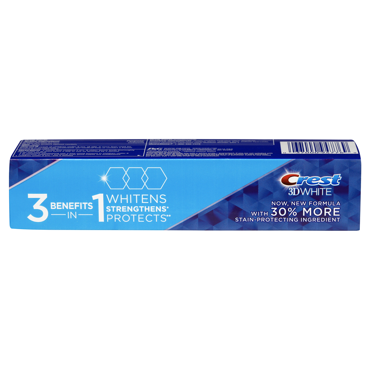 slide 2 of 7, Crest 3d White Radiant Mint Whitening Toothpaste, 4.8 oz