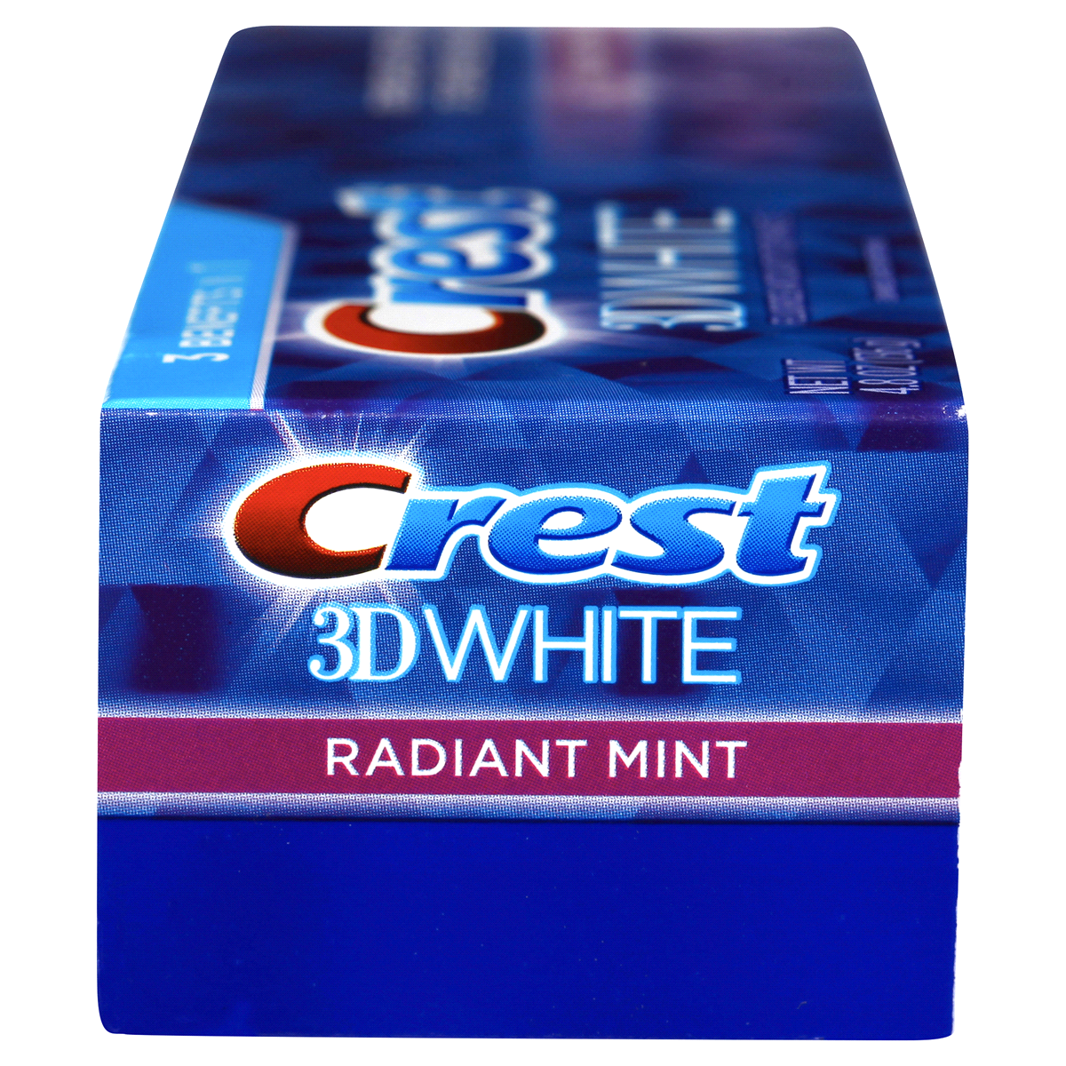 slide 7 of 7, Crest 3d White Radiant Mint Whitening Toothpaste, 4.8 oz