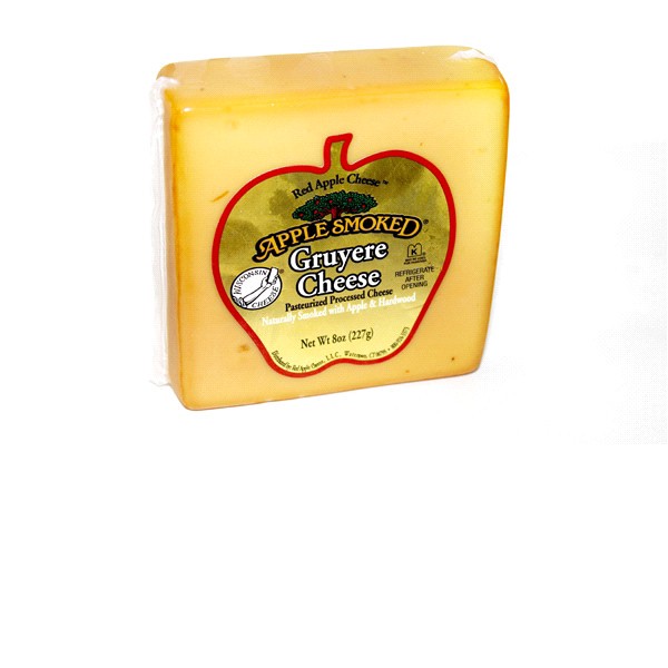 slide 2 of 5, Red Apple Smoked Gruyere Cheese, 8 oz, 8 oz