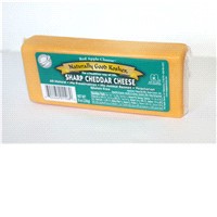 slide 3 of 5, Naturally Good Kosher Cheese Sharp Cheddar Cheese, 8 oz, 8 oz