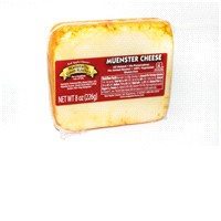 slide 3 of 5, Red Apple Naturally Good Kosher Muenster Cheese, 8 oz, 8 oz