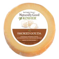 Red Apple Naturally Good Kosher Smoked Gouda Cheese - 8 oz