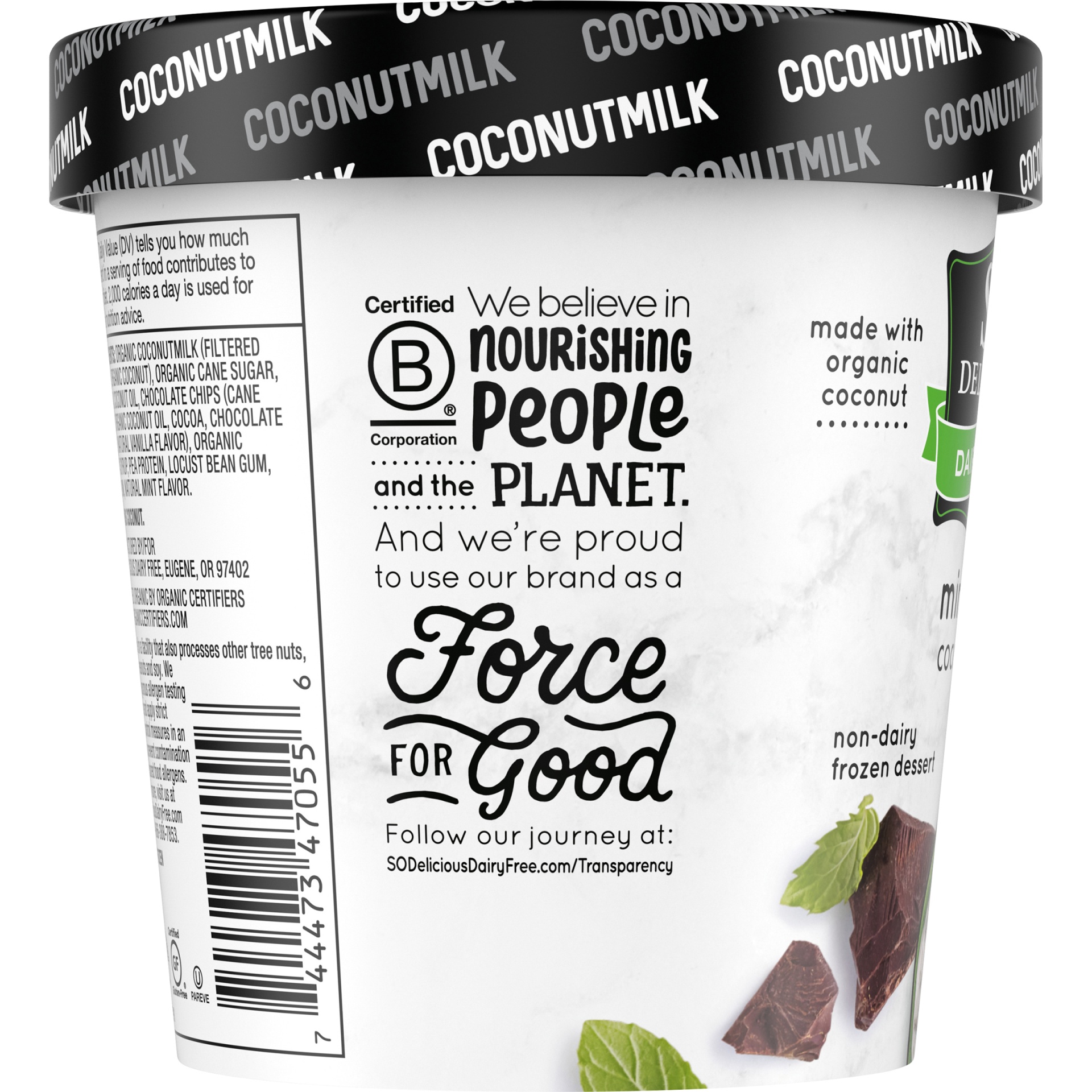 slide 4 of 8, So Delicious Dairy Free Mint Chip Coconut Milk Frozen Dessert - 16oz, 